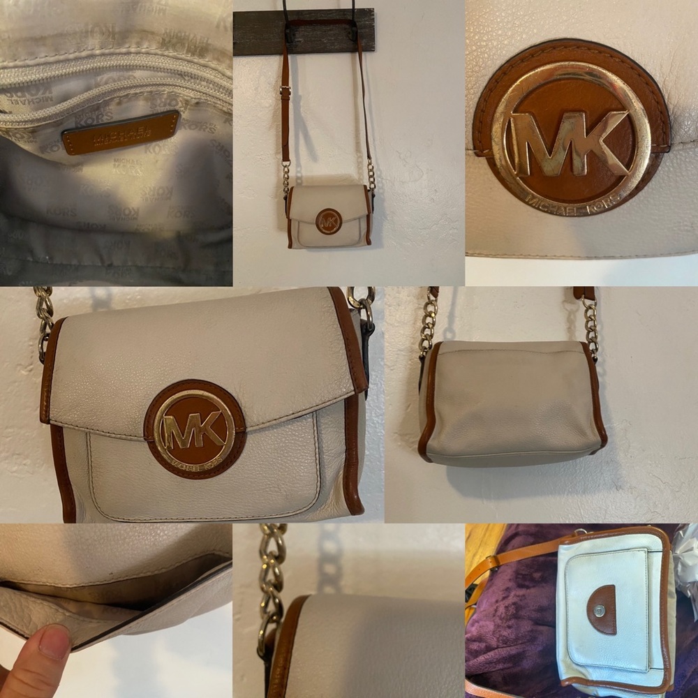 Michael Kors cross body adjustable leather bag 💼